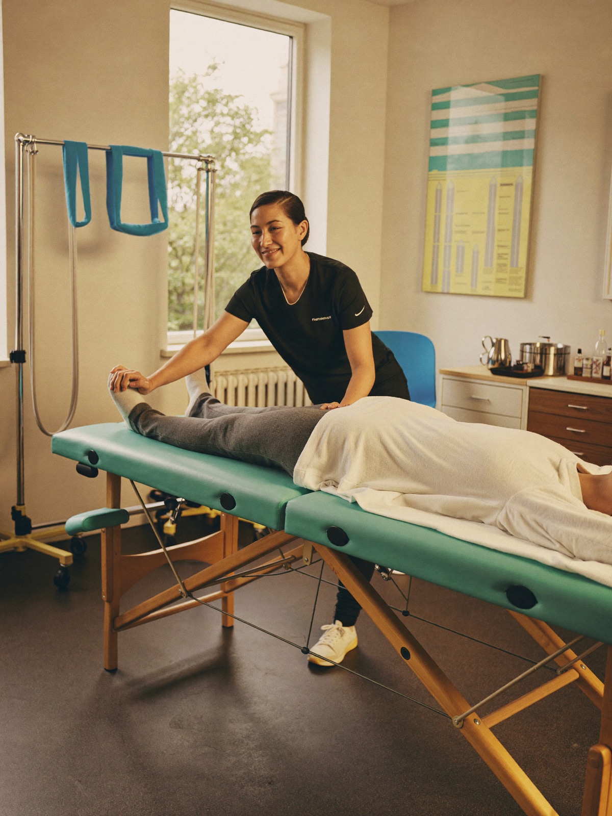 Aktive Therapie im Trainingsbereich der Praxis